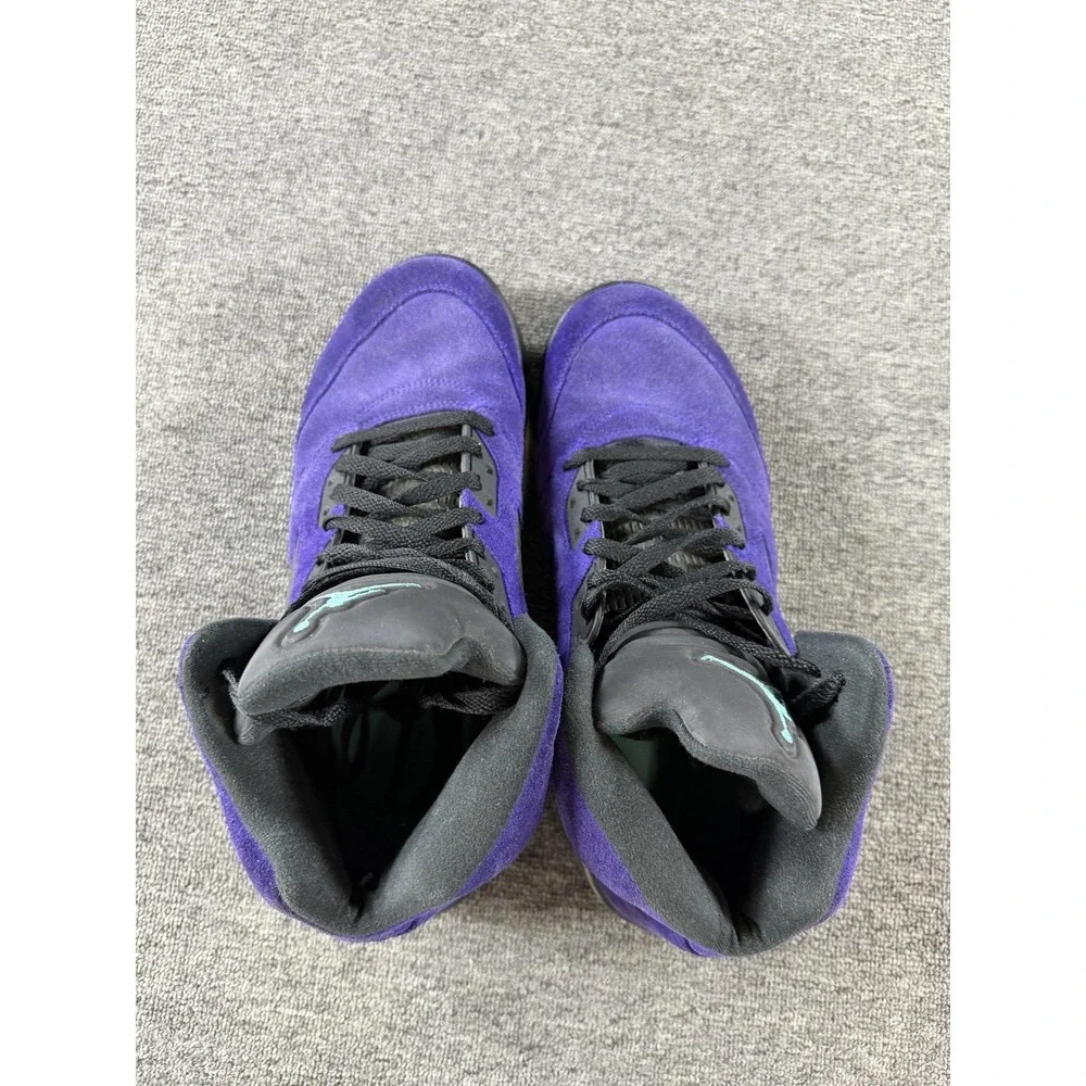 Jordan Air Jordan 5 Retro Alternate Grape Shoes Mens 11 Purple Suede 136027 500